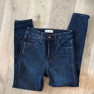 Madewell dark wash Skinny Jeans